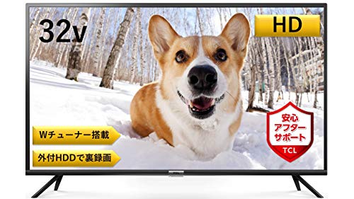 「非常に良い」TCL 32V型 デジタルハイビジョン 液晶テレビ ダブルチューナー搭載 外付けH(中古品) 18,738円
