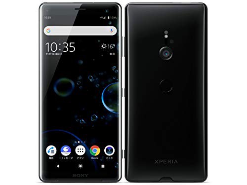 SIMロック解除済み SONY Zperia XZ3 801SO ブラック(中古品)