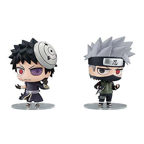 ちみメガ バディシリーズ! NARUTO-ナルト- 疾風伝 はたけカカシ&うちはオビ(中古品)