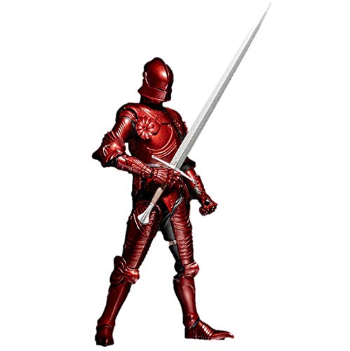 【美品】タケヤ式自在置物、15世紀ゴチック式フィールドアーマー 赤 タケヤ式自在置物 15世紀ゴチック式フィールドアーマー 限定版 赤