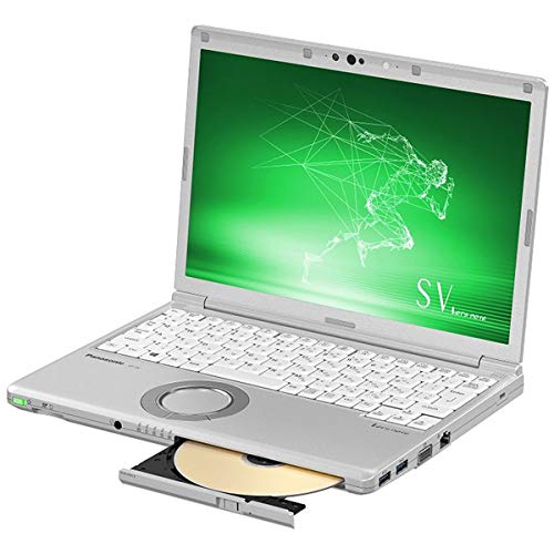 「非常に良い」パナソニック 12.1型 ノートパソコン Let''s note SVシリーズ シルバーLet'(中古品)