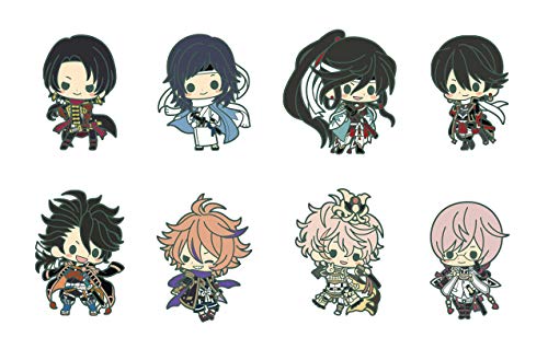 「未使用品」ラバーストラップコレクション 刀剣乱舞-ONLINE- 極 第一部隊 1BOX = 8個入(中古品)