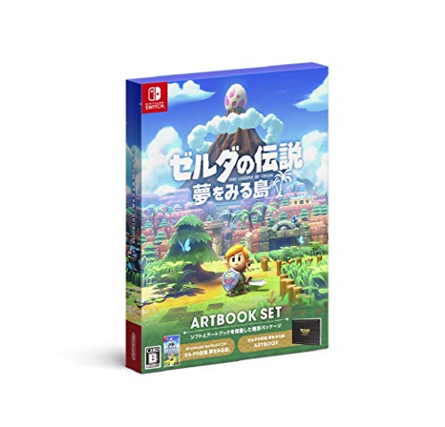 「未使用品」ゼルダの伝説 夢をみる島 ARTBOOK SET -Switch(中古品)