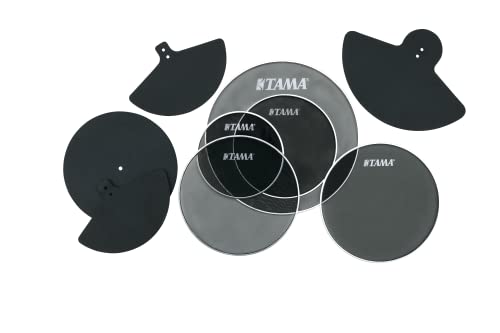 「非常に良い」TAMA タマ ドラムセット用消音パッドセット 101214X218BDHI-HATCYMx2 SPP51(中古品)
