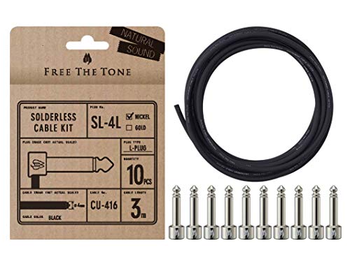 「ほぼ新品」Free The Tone SL-4L-NI-10K ソルダーレスケーブルキット(中古品)