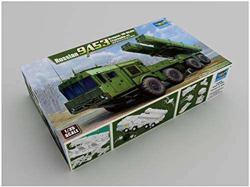 トランペッター 1/35 ロシア連邦軍 9A53 ウラガンー1M MLRS プラモデル 010(中古品)