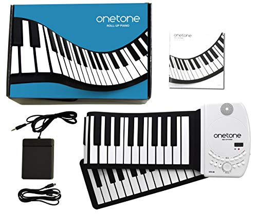 「非常に良い」ONETONE ワントーン ロールピアノ (ロールアップピアノ) 88鍵盤 スピーカー(中古品)