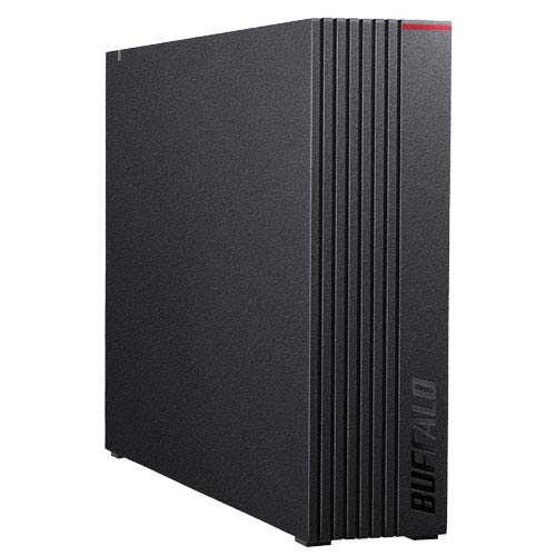 「非常に良い」HD-NRLD8.0U3-BA [USB3.1/USB3.0/USB2.0 外付けHDD PC＆TV録画 静音＆防振 (中古品)