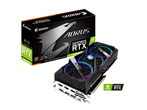 「ほぼ新品」GIGABYTE AORUS GeForce RTX 2060 Super 8G グラフィックカード 3x WINDFOR(中古品)