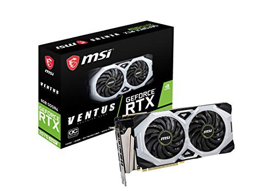 MSI GeForce RTX 2070 SUPER VENTUS OC グラフィックスボード VD7017(中古品)