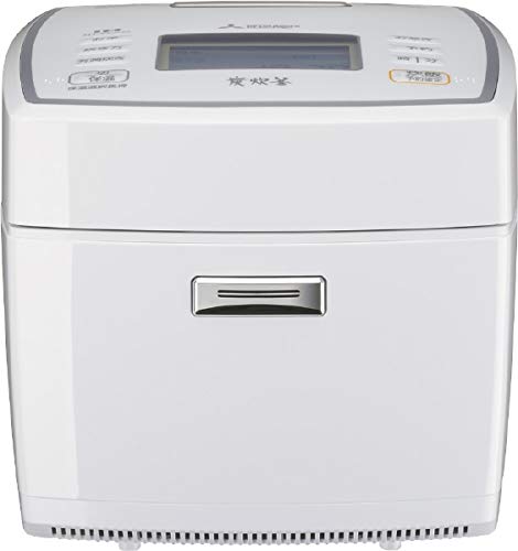 三菱 IHジャー炊飯器（5.5合炊き） ピュアホワイトMITSUBISHI 備長炭 炭炊 (中古品)