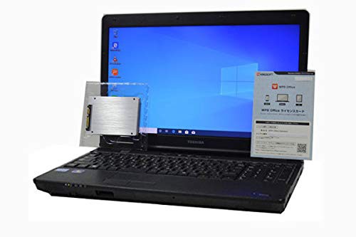 ノートパソコン SSD 256GB (新 品 換 装) TOSHIBA dynabook Satellite B55(中古品)