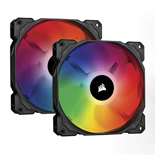 Corsair iCUE SP140 RGB PRO Dual Fan Kit with Lighting Node コントロー (中古品)