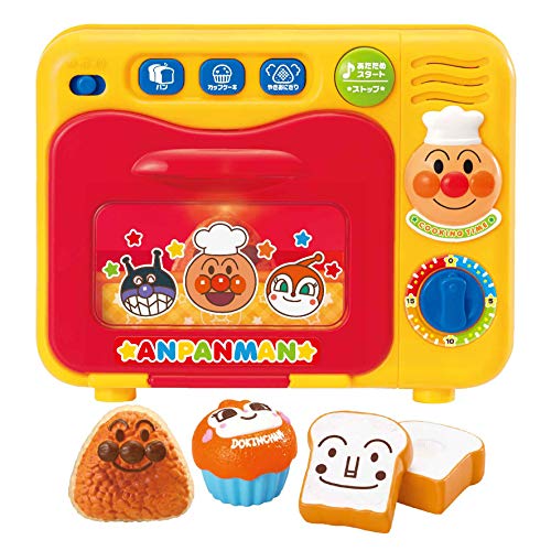 「ほぼ新品」アンパンマン チン!してできあがり おしゃべりオーブンレンジ(中古品)