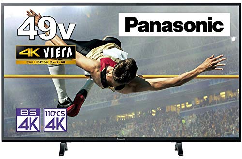 「非常に良い」パナソニック 49V型 4Kチューナー内蔵 液晶 テレビ VIERA TH-49GX500 IPSパ(中古品)