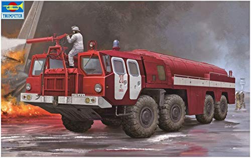 トランペッター 1/35 ソビエト MAZ-7310 空港用化学消防車 プラモデル 0107(中古品)