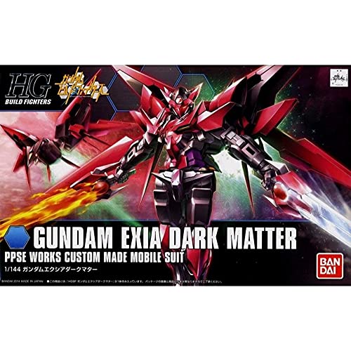 HGBF 1/144 ガンダムエクシアダークマター (ガンダムビルドファイターズ)(中古品)