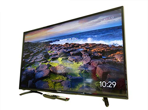 中古 M▽ハイセンス 液晶テレビ 2017年 43インチ 外付けHDD対応 LEDバッ(中古品)
