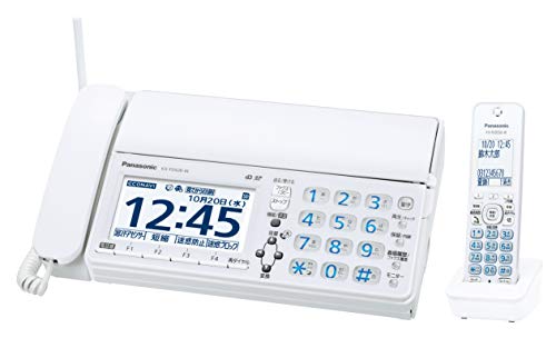 パナソニック デジタルコードレスFAX 子機1台付き 迷惑ブロックサービス対 (中古品)の通販は 41,270円