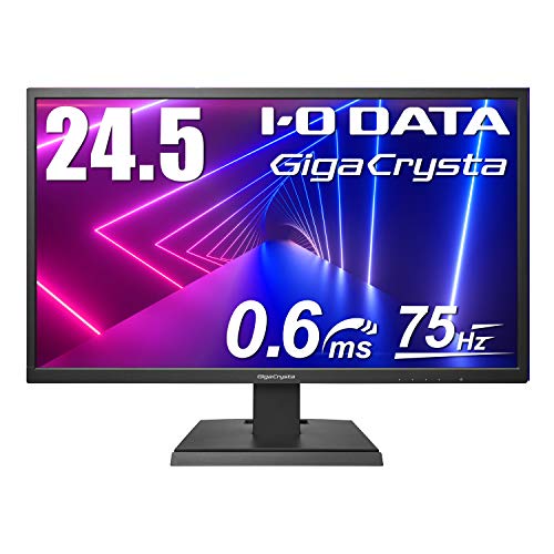 IODATA ゲーミングモニター 24.5インチ GigaCrysta 75Hz 0.6ms TNパネル (P(中古品)の通販は