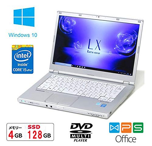 「非常に良い」 在庫処分 Win 10搭載 PANASONIC Let's note CF-LX3 ★第4世代Core i5(中古品)