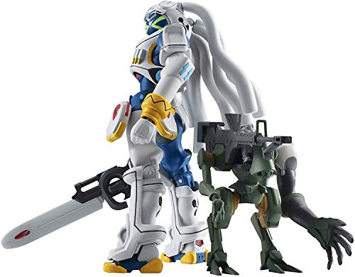 「ほぼ新品」ROBOT魂 OVERMAN キングゲイナー キングゲイナー&amp;ガチコ 約130mm ABS&amp;PVC&amp;P(中古品)