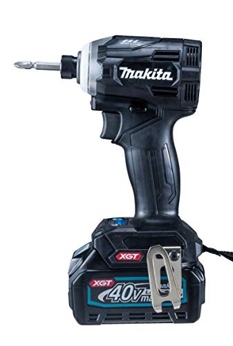 マキタ インパクトドライバ40VmaxTD001黒 トルク220Nｍ 2.5Ahバッテリ2本・(中古品)の通販は