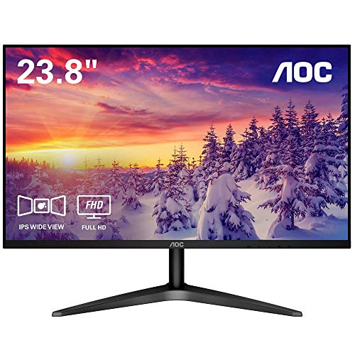 「非常に良い」AOC モニター ディスプレイ 24B1XH/11 (23.8インチ/FHD/IPS/HDMI/フリッカ (中古品)