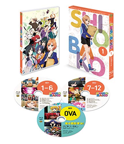 「ほぼ新品」SHIROBAKO Blu-ray BOX 1 スタンダード エディション (3枚組)(中古品)
