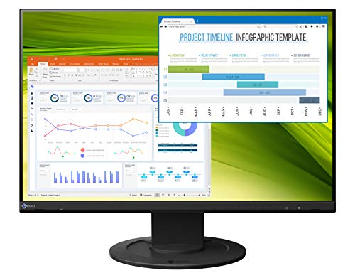 「未使用品」EIZO 22.5型フレームレスモニターFlexScan EV2360-BK(1920×1200/アンチグ (中古品)