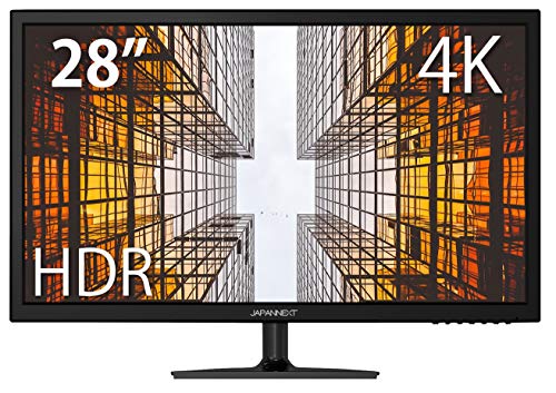 「非常に良い」JN-T284CUHDR [4K HDR対応 28インチ液晶ディスプレイ USB Type-C/FreeSync](中古品)