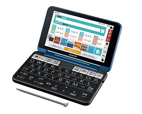 「ほぼ新品」シャープ 電子辞書 高校生上位モデル（ネイビー系）（2020年 春モデル）SHA(中古品)