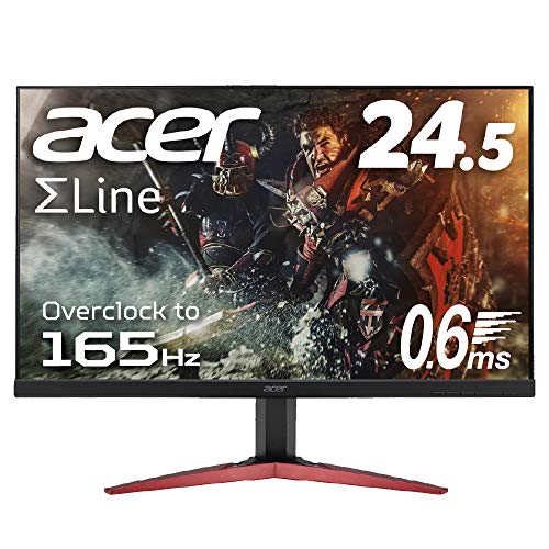 Acer ゲーミングモニター SigmaLine 24.5インチ KG251QJbmidpx 0.6ms(GTG) (中古品)の通販は