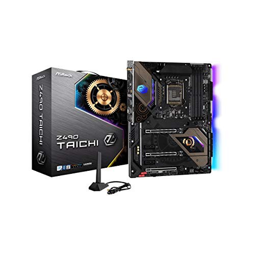 ASRock マザーボード Z490 Taichi Intel 10世代 CPU (LGA1200) 対応 Z490 (中古品)