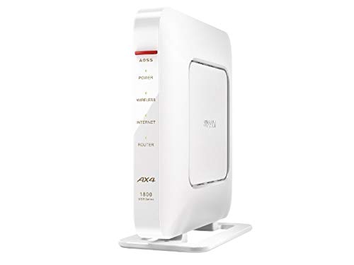 「ほぼ新品」BUFFALO 無線LANルーター AirStation ホワイト WSR-1800AX4-WH(中古品)