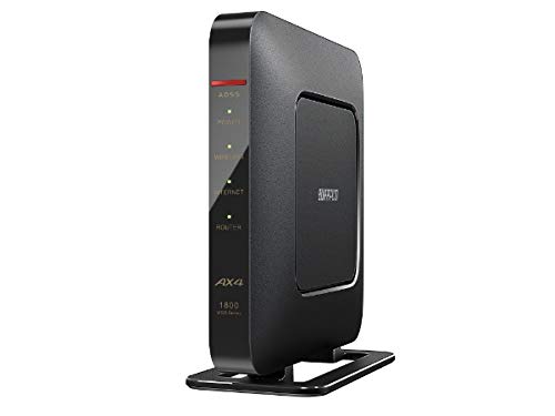「未使用品」BUFFALO 無線LANルーター AirStation ブラック WSR-1800AX4-BK(中古品)