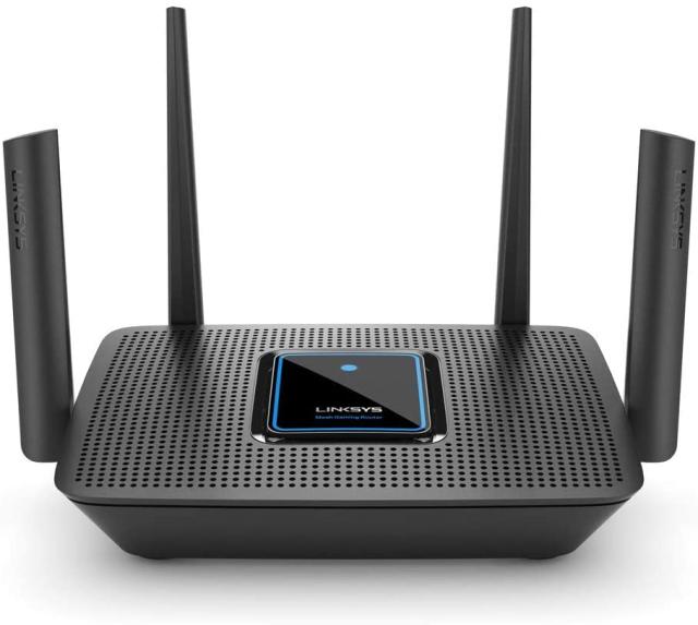 「ほぼ新品」Linksys Wi-Fi 5 ゲーミングルーター 無線LAN メッシュ対応 トライバンド A(中古品)