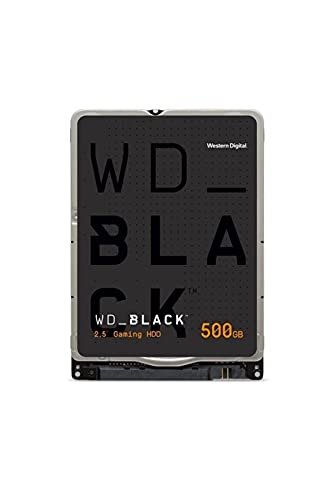 WD ブラック WD5000LPSX 500 GB ハードドライブ - 2.5インチ 内蔵 - SATA ((中古品)