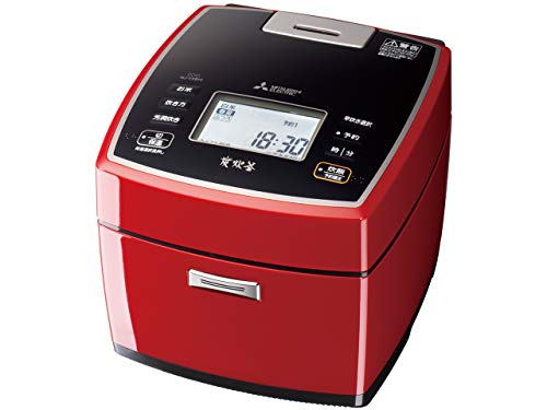 備長炭 炭炊釜 NJ-VXB10-R [真紅](中古品)