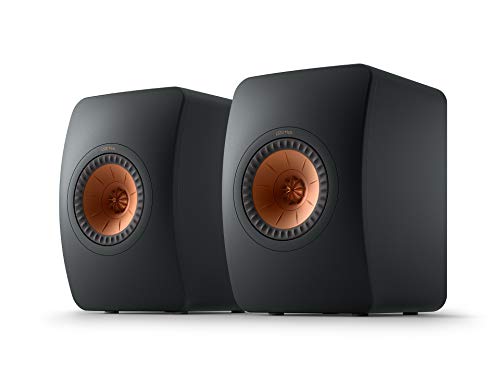 KEF LS50  - HiFi スピーカー/ブラック Black/MAT搭載・12世代 Uni-Q  (中古品)