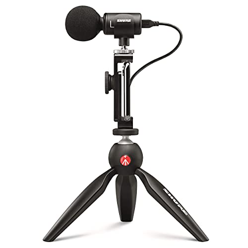 「非常に良い」SHURE MV88+ ビデオキット : ステレオコンデンサーマイク配信/クリエイター(中古品)