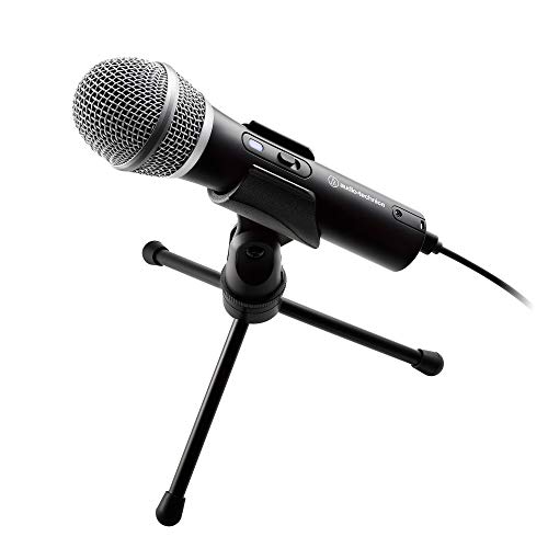 「ほぼ新品」audio-technica USB マイクロホン テレワーク/在宅勤務/生放送/録音/ポッド(中古品)