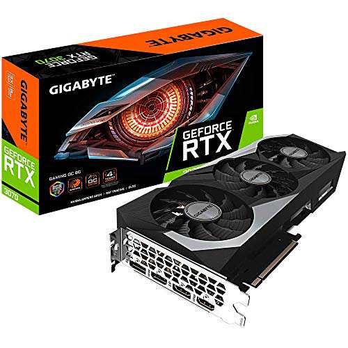 GIGABYTE NVIDIA GeForce RTX3070搭載 グラフィックボード GDDR6 8GB GAMIN(中古品)