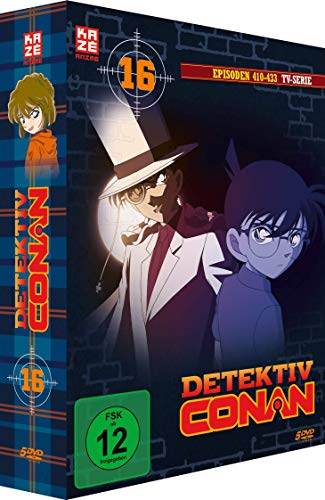 「未使用品」Detektiv Conan - TV-Serie - DVD-Box 16 (Episoden 409-433) (5 DVDs): De(中古品)