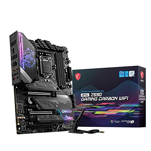 MSI MPG Z590 GAMING CARBON WIFI マザーボード ATX [Intel Z590チップセッ(中古品)