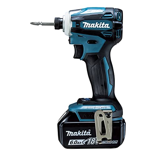 「ほぼ新品」マキタ インパクトドライバTD172(18V)青 トルク180Nm 6.0Ahバッテリ2本・充(中古品)