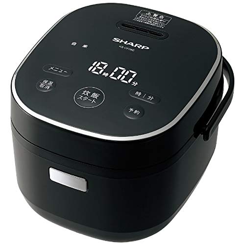 「非常に良い」シャープ(SHARP) ジャー炊飯器 [3合炊き] ブラック系 KS-CF05C-B(中古品)