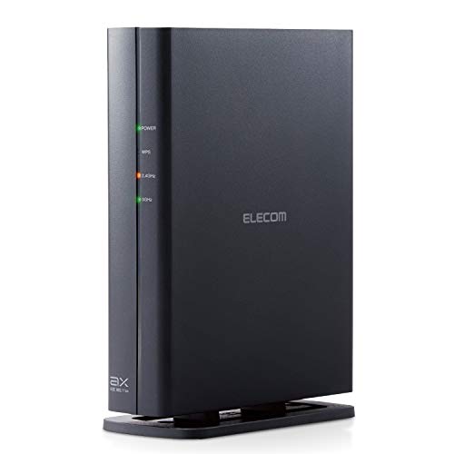 「未使用品」エレコム WiFi ルーター 無線LAN Wi-Fi6 11ax 1201+574Mbps IPv6(IPoE)対応(中古品)