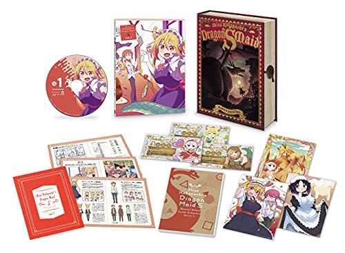 「ほぼ新品」小林さんちのメイドラゴンS 1 トールの秘密の箱[豪華版Blu-ray](特典なし)(中古品)