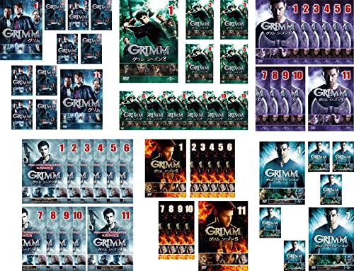 「ほぼ新品」GRIMM グリム シーズン 1、2、3、4、5、ファイナル [レンタル落ち] 全62巻 (中古品)
